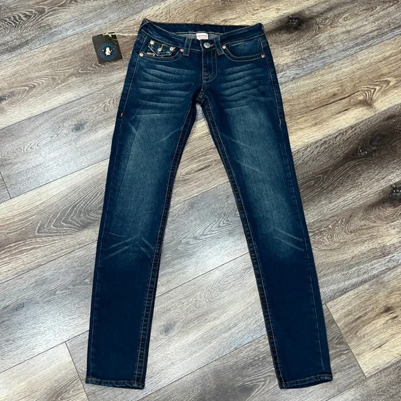 NWT True Religion 🌈 “Joey” Rainbow Skinny Jeans - Picture 5 of 14